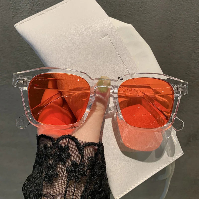 Fashion Sunglasses Classic Retro Square Glasses Women Brand Vintage Travel  Rectangle Sun Glasses Female Eyewear Anti-Glare ﻿
