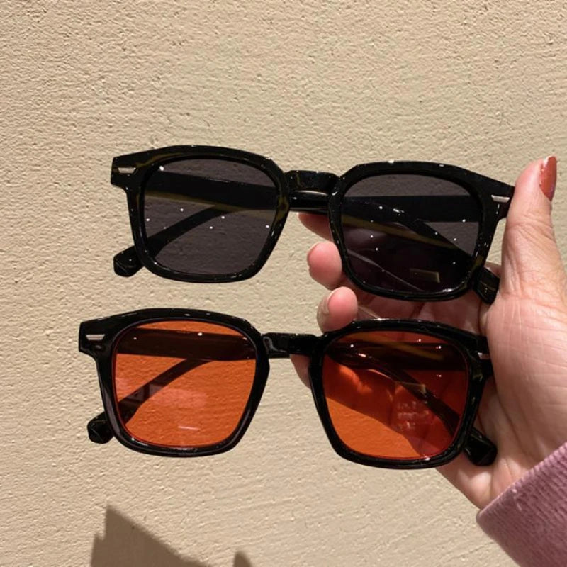 Fashion Sunglasses Classic Retro Square Glasses Women Brand Vintage Travel  Rectangle Sun Glasses Female Eyewear Anti-Glare ﻿